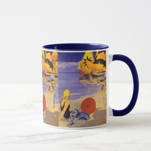 Caneca Vintage Itália No Oceano