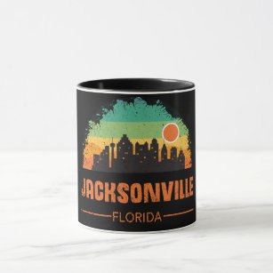 Caneca Vintage Jacksonville City Florida - Stripe Retroat