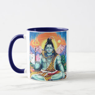 Caneca Vintage Lord Shiva Yoga Espiritual