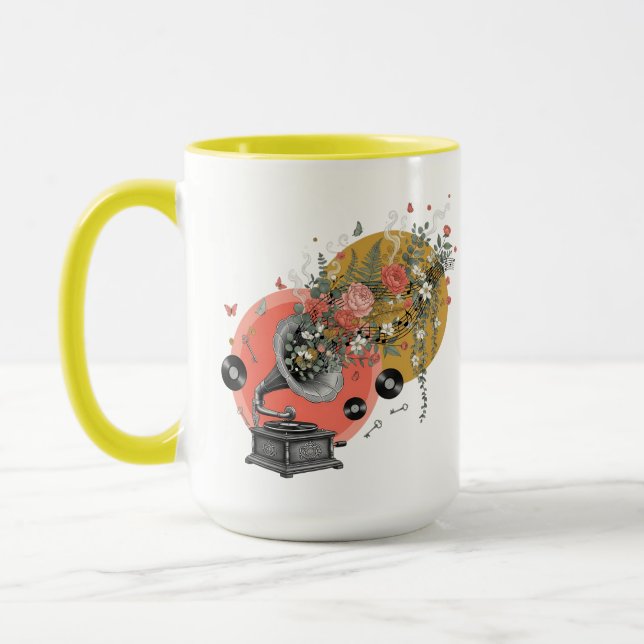 Caneca Vintage Melody Garden (Esquerda)