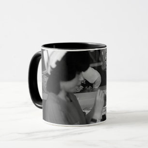 Caneca Vintage Mie Mikimoto - ilha cultivada - pérolas c