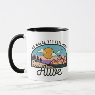 Caneca Vintage Mountain Adventure