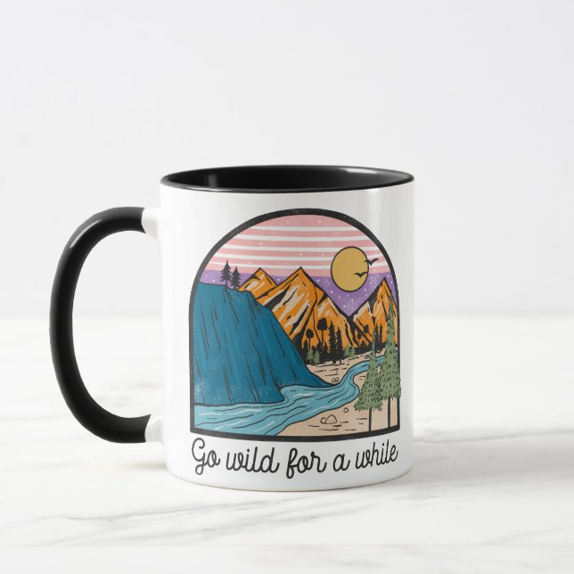 Caneca Vintage Mountain Adventure (Esquerda)