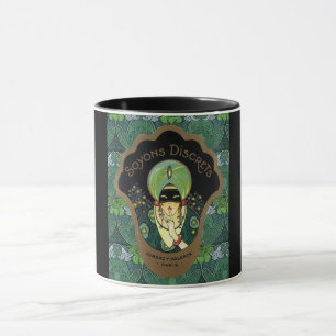 Caneca Vintage mulher mascarada