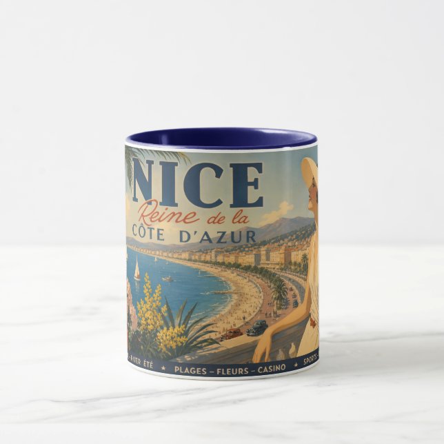 Caneca Vintage Nice Rainha Cote D'Azur (Centro)