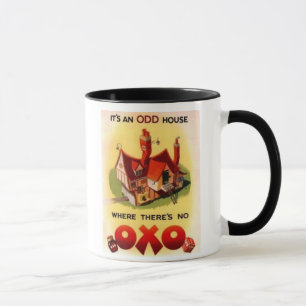 Caneca Vintage OXO Ad - É e Odd House Onde Há 