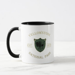 Caneca Vintage Parque Nacional de Yellowstone