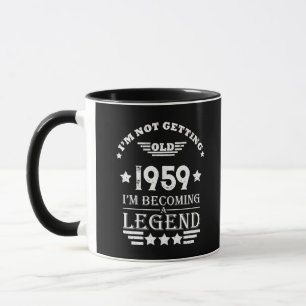 Caneca Vintage personalizado 65.º presente de aniversário