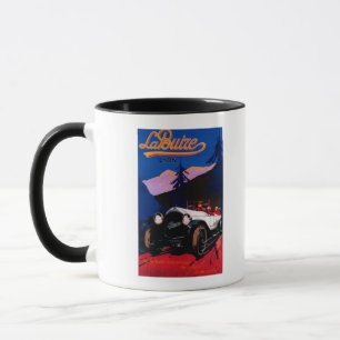 Caneca Vintage PosterEurope de Buize Lyon do La