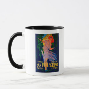 Caneca Vintage PosterEurope de San Pellegrino