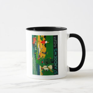 Caneca Vintage PosterEurope de St Andrews