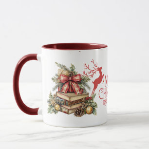 Caneca Vintage Reindeer Holiday Mug