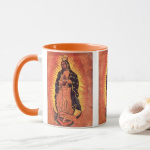 Caneca Vintage Religion Virgin Mary Nossa Senhora de Guad