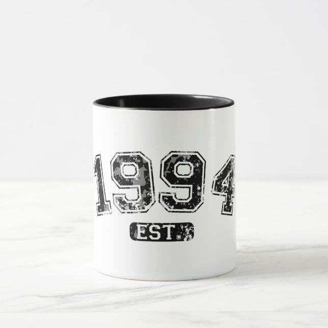 Caneca Vintage Retro 1994 Grunge Est. Gráfico Estabelecid (Centro)