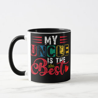 Caneca Vintage Retro Meu Tio é o melhor do pai feliz