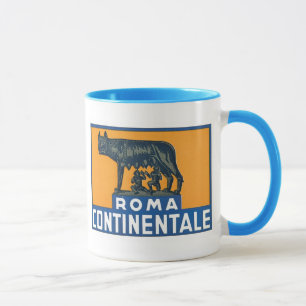 Caneca Vintage Roma Continental