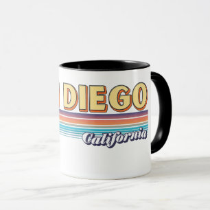 Caneca Vintage San Diego California - Rachinhas Retro Sun