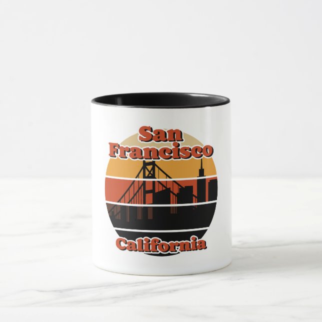 Caneca Vintage San Francisco California (Centro)