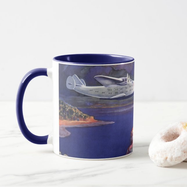 Caneca Vintage South Sea Isles Viagem (Com Donut)