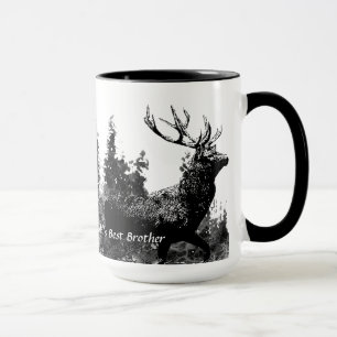 Caneca Vintage Stag Deer World's Best Brother
