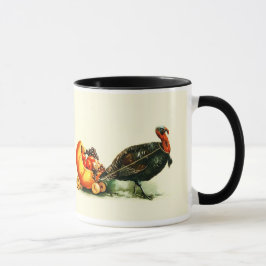Caneca Vintage Turquia Ação de Graças Gift Mugs