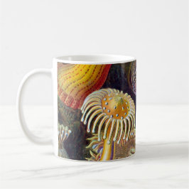 Caneca Vintage Underwater Sea Anemones por Ernst Haeckel