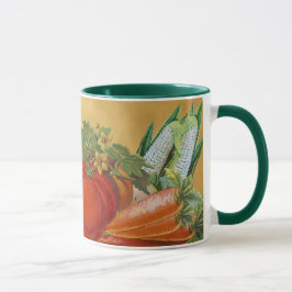 Caneca Vintage Vegetal Café Mug