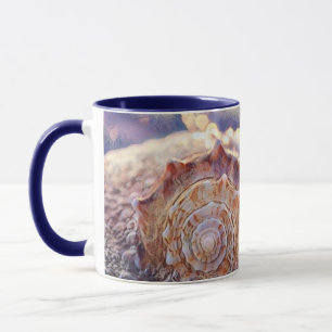 Caneca Vintage Watercolor - Púrpura Cadeado Rosa