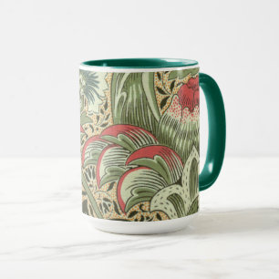 Caneca Vintage William Morris Corncockle Flowers