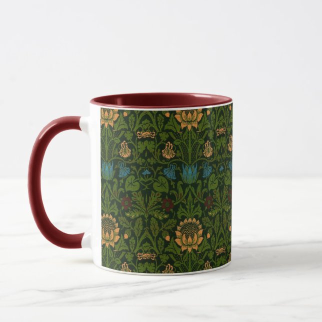 Caneca Vintage William Morris Violet e Columbine (Esquerda)