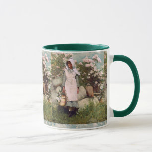 Caneca Vintage Winslow Homer Girl e Laurel