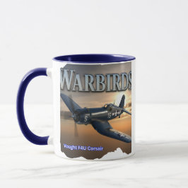 Caneca Vintage WWII Corsair Warbird