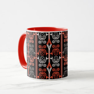 Caneca Vintagem arábica arábica decorativa sem costura