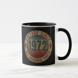 CANECA VINTAGEM DESDE 1972 TODAS AS PARTES ORIGINAIS