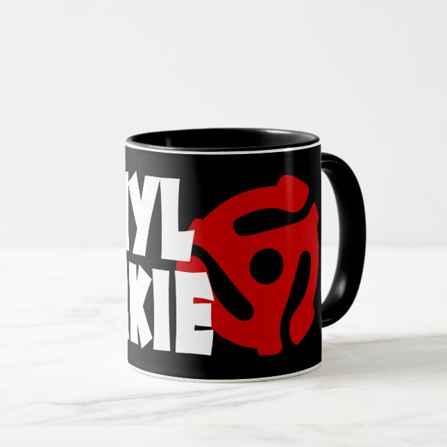 Caneca Vinyl Junkie (Frente Esquerda)