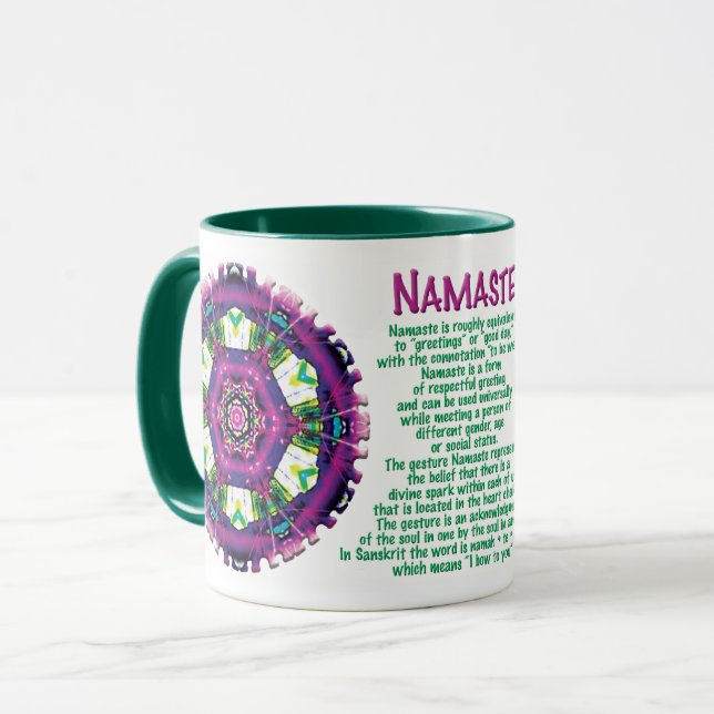 Caneca Violette Namaste (Frente Esquerda)