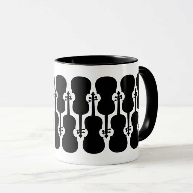 Caneca Violin Coffee Mug (Frente Esquerda)