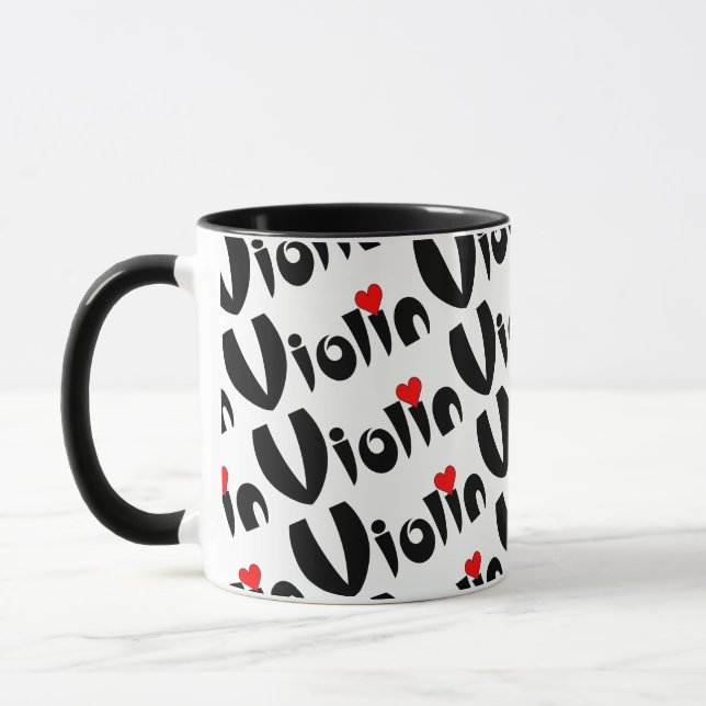 Caneca Violin Heart  (Esquerda)