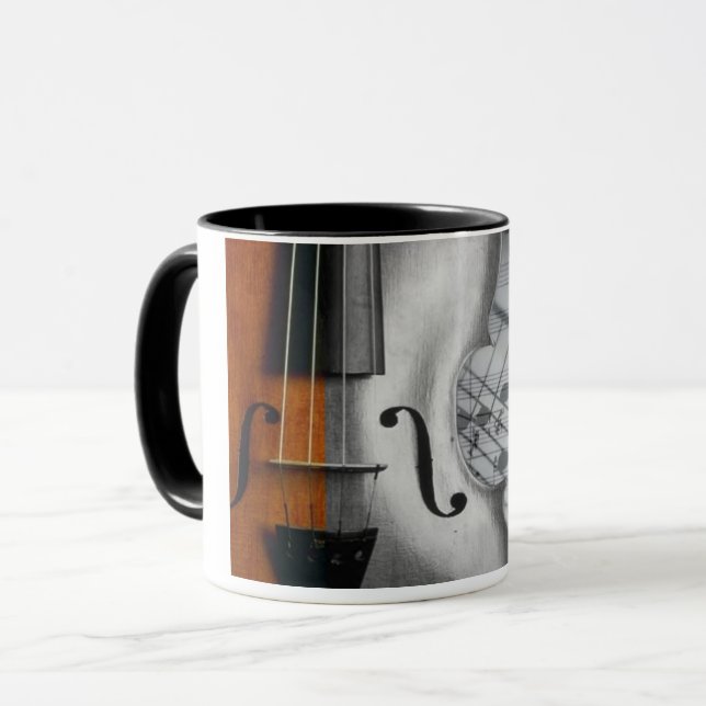 Caneca Violin Mug (Frente Esquerda)