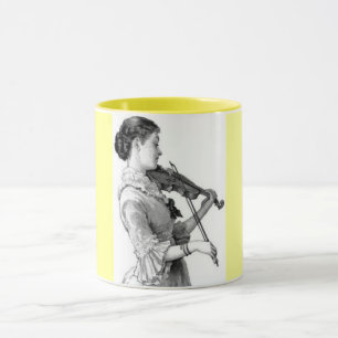 Caneca Violinista Vintage