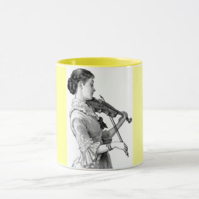 Caneca Violinista Vintage (Centro)