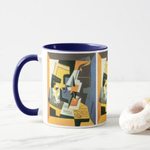 Caneca Violino e vidro de Juan Gris, Cubismo Vintage