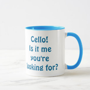Caneca Violoncelo! É mim que você está procurando? Can
