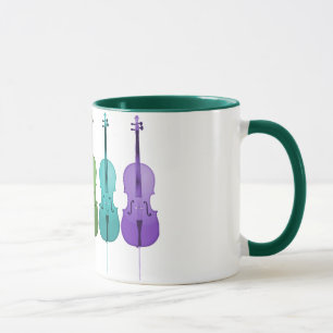 Caneca Violoncelos e cor