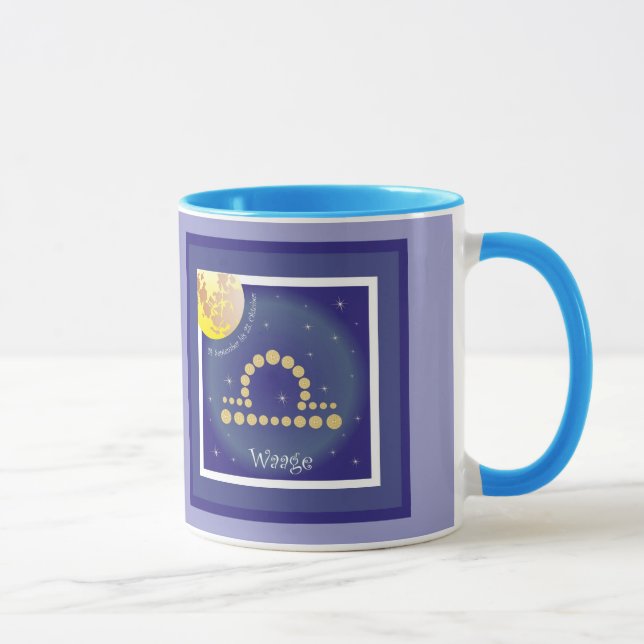 Caneca Virgem 23. agosto até 23. setembro taça (Direita)