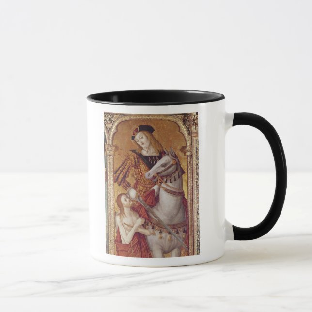 Caneca Virgin e criança com SS. Gregory e Martin (Direita)