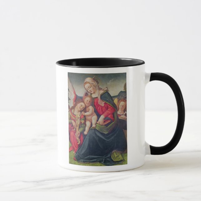 Caneca Virgin e criança e músicos do anjo (Direita)