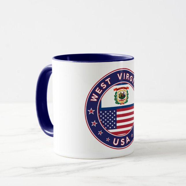 Caneca Virgínia Ocidental (Frente Esquerda)