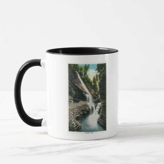 Caneca Visão das cataratas do arco-íris (Esquerda)