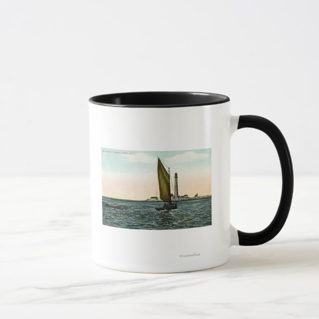 Caneca Visão de York da Ilha (Direita)